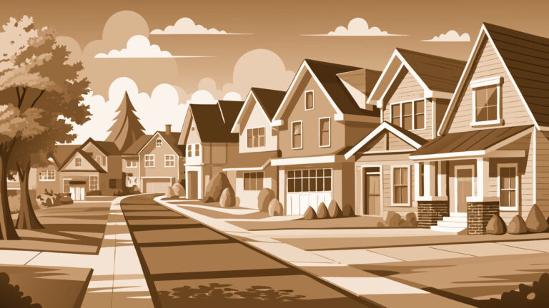 Cobblestone neighborhood